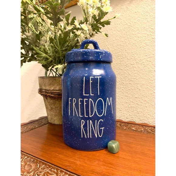 Rae Dunn Other Rae Dunn Americana Patriotic Ceramic Canister Let